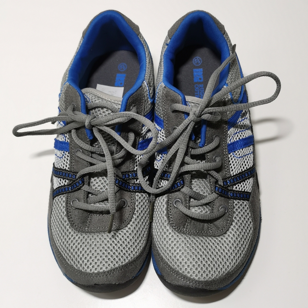 RUGGED OUTBACK | Youth Lightweight Runners, Blue + Grey